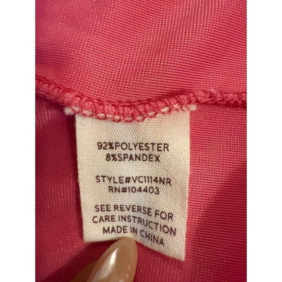 Blu Pepper Velour Belted Bodycon‎ Mini Dress Hot Pink Size L - Picture 11 of 14